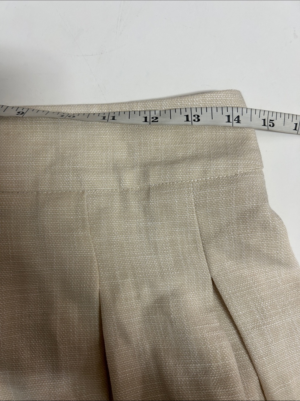 NWT (size 6) Saint and Sofia Eliza Pleated Skirt - Cream - Picture 5 of 5